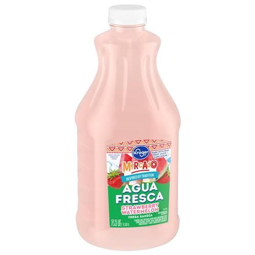 Kroger Strawberry Watermelon Mercado Agua Fresca 52 fl oz