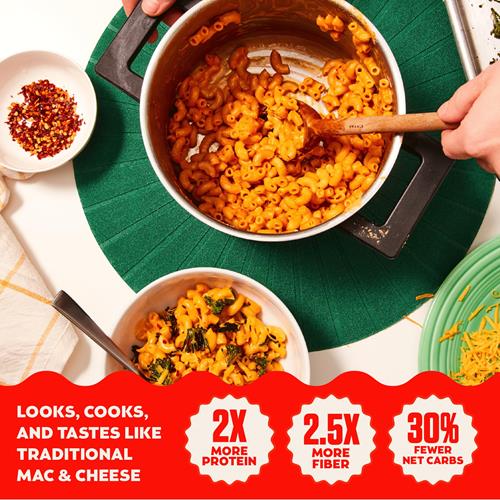 Banza Shells & Classic Cheddar Mac And Cheese - High Protein, Gluten Free, And Lower Carb Protein Mac And Cheese - 5.5Oz