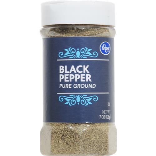 Kroger Pure Ground Black Pepper 7 oz