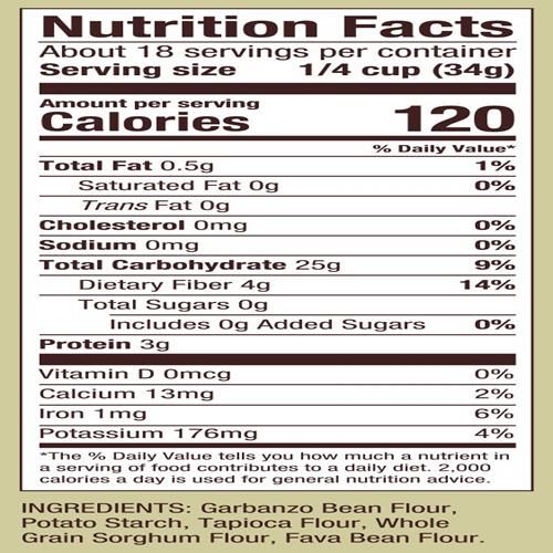 Bobs Red Mill Gluten Free All Purpose Baking Flour, 22Oz (Pack Of 1) - Vegan, Kosher