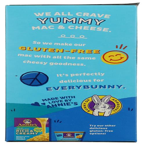 Annies Homegrown Gluten Free Rice Pasta And Cheddar -- 6 Oz