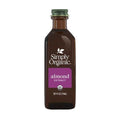 Simply Organic Almond Extract, 4 Ounce Glass Jar, Warm Sugar-Free Vegan Flavor For Desserts, Coffee And Smoothies