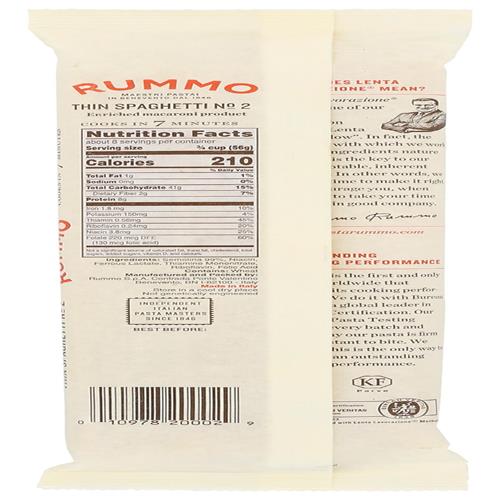 Rummo Thin Spaghetti, 16 Oz