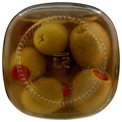 Whole Foods Market, Organic Red Pepper Stuffed Olives, 4.23 Ounce