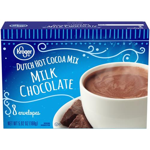 Kroger Dutch Milk Chocolate Hot Cocoa Mix 8 ct