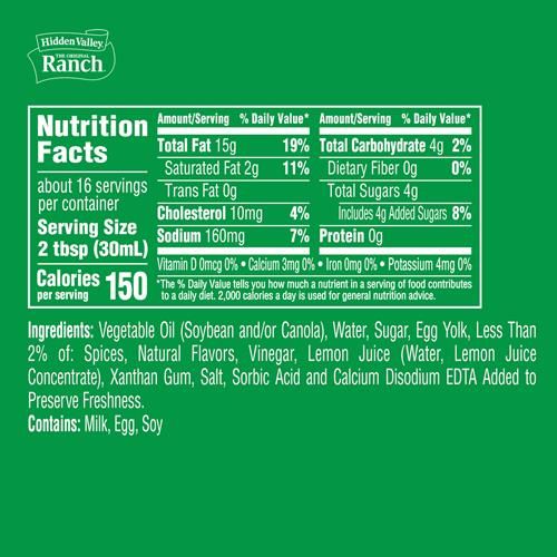 Hidden Valley Coleslaw Ranch Condiment And Dressing, Easy Squeeze Bottle, 16 Fl Oz (Package May Vary)