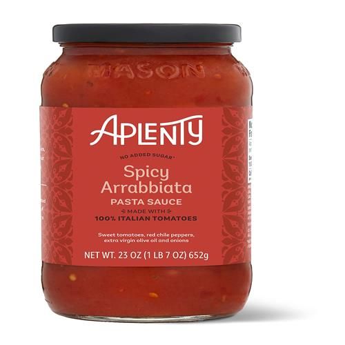 Aplenty Spicy Arrabbiata Pasta Sauce, 23 Oz