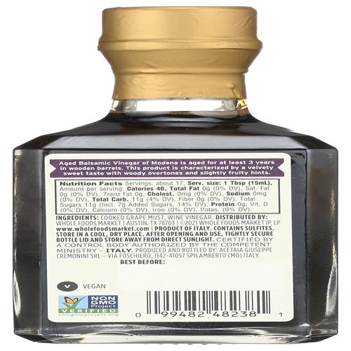 Whole Foods Market, Premium Super Dense Balsamic Vinegar, 8.5 Fl Oz