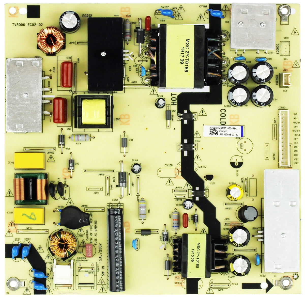 Westinghouse Hisense 514C5006M33 Power Supply Board 50RC6