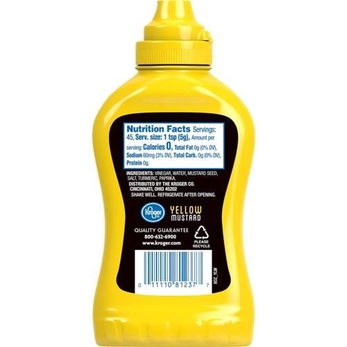 Kroger Yellow Mustard 8 oz