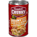 Campbells Chunky Creamy Chicken Cajun Style Alfredo With Andouille Sausage Soup, 18.8 Oz Can