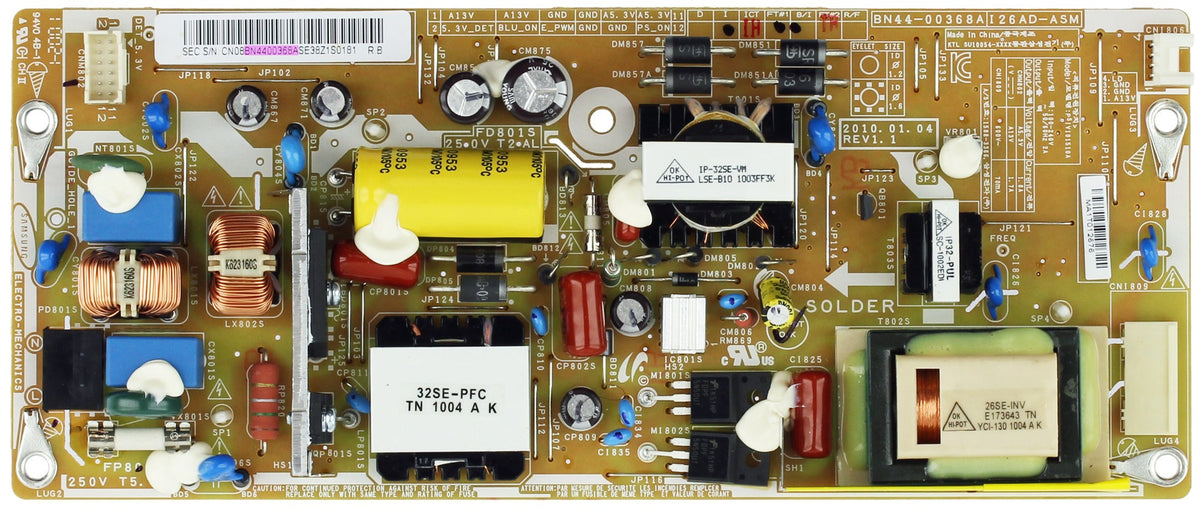 Samsung BN44-00368A Power Supply / Backlight Inverter