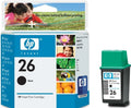 New, Pre-Owned - HP 26 Black New, Pre-Owned - 51626A Ink Cartridge