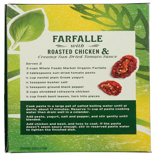 Whole Foods Market, Organic Farfalle, 16 Oz