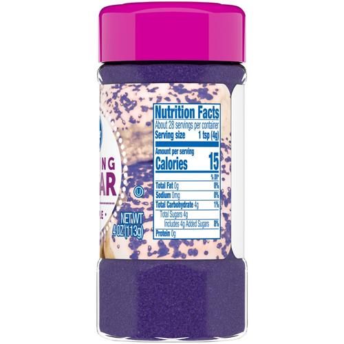 Kroger Purple Sanding Sugar 4 oz