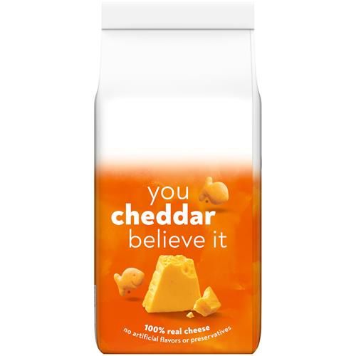Goldfish Cheddar Cheese Crackers, Baked Snack Crackers, 6.6 Oz Bag