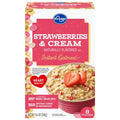 Kroger Strawberries & Cream Instant Oatmeal 8 ct
