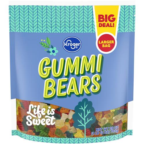 Kroger Gummi Bears Candy 28 oz