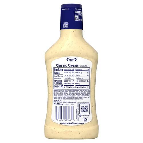 Kraft Salad Dressing, Caesar, 16 Oz