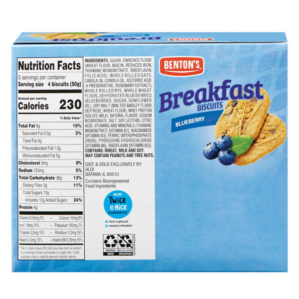 Benton's Blueberry  Breakfast Biscuits, 8.8 oz