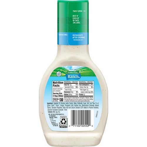 Hidden Valley Original Ranch Salad Dressing And Topping, 8 Ounce Bottle (Package May Vary)