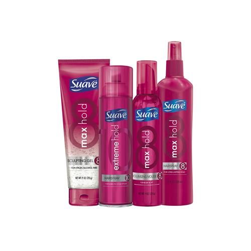 Suave Sculpting Gel, Max Hold 8, 9 Oz.