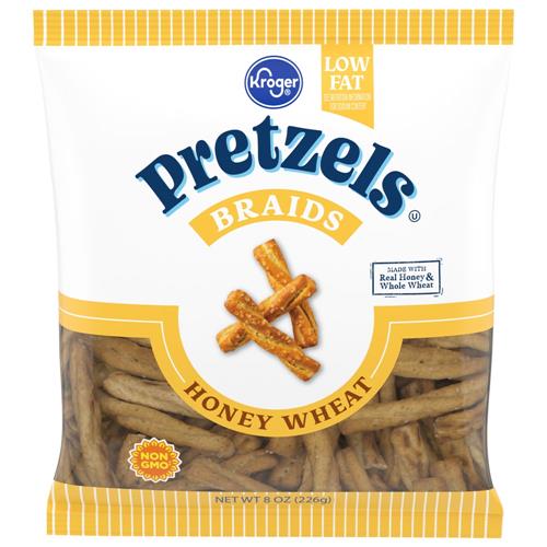 Kroger Honey Wheat Pretzel Braided 8 oz
