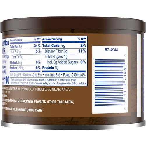 Kroger Roasted Almonds with Sea Salt 10 oz