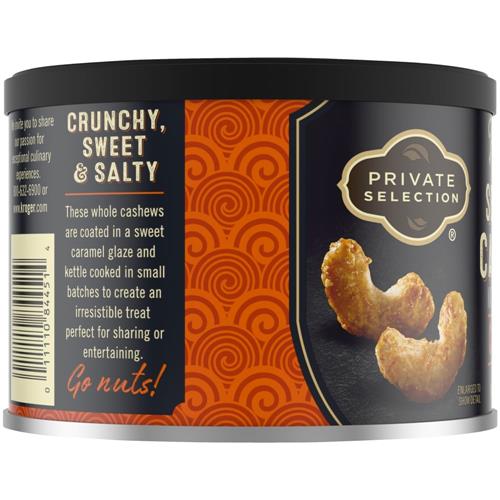 Private Selection Kettle Cooked Sea Salted Caramel Cashews 8 oz