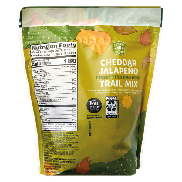 Southern Grove Jalapeno Cheddar Trail Mix - 14 oz