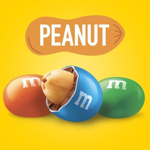 M&Ms, Peanut Chocolate, 1.74 Oz