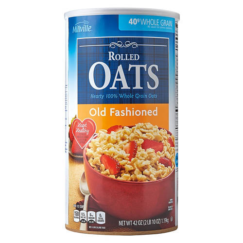 Millville Old  Fashioned Rolled Oats, 42 oz