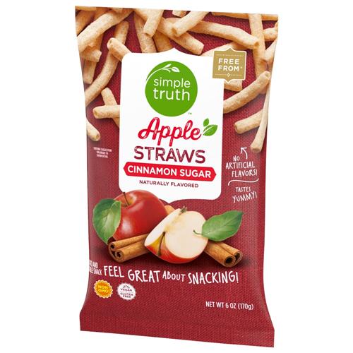 Simple Truth Cinnamon Sugar Apple Straws Chips 6 oz