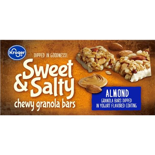 Kroger Sweet & Salty Almond Granola Bars 18 ct