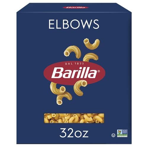 Barilla Elbows Pasta, 32 Oz. Box - Non-Gmo Pasta Made With Durum Wheat Semolina - Kosher Certified Pasta