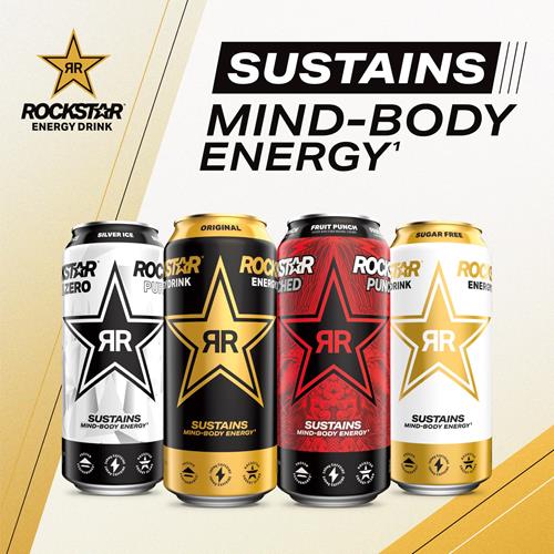 Rockstar Energy Drink, Original, 12 Fl Oz Cans, (6 Pack)