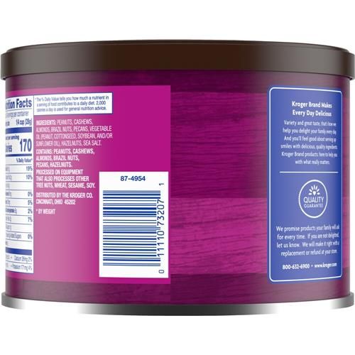 Kroger Sea Salted Mixed Nuts 34 oz