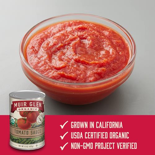 Muir Glen Organic Tomato Sauce, 15 Oz.