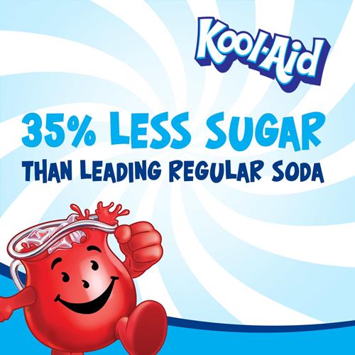 Kool-Aid Sugar Sweetened Tropical Punch Powdered Drink Mix, 19 Oz. Canister