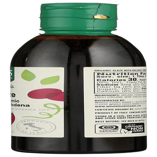 Whole Foods Market Organic Balsamic Glaze, 8.45 Fz
