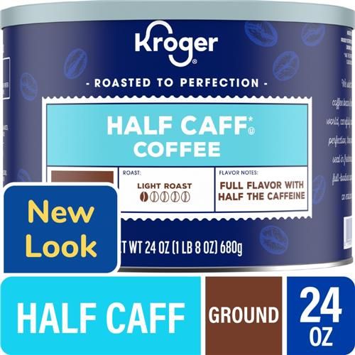 Kroger Half Caffˆ Light Roast Ground Coffee 24 oz