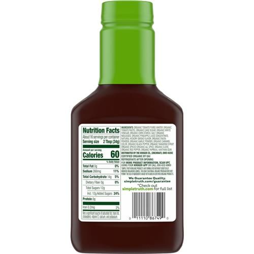Simple Truth Organic Original BBQ Sauce 19 oz