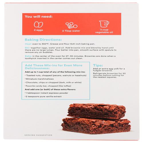 Whole Foods Market, Chocolate Fudge Brownie Mix, 15 Ounce