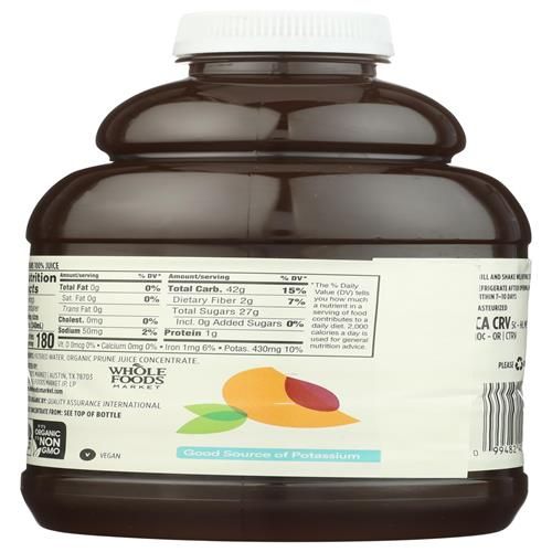 Whole Foods Market, Organic 100% Prune Juice, 32 Fz