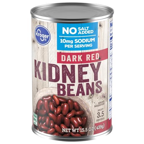 Kroger Dark Red Canned Kidney Beans 15.5 oz