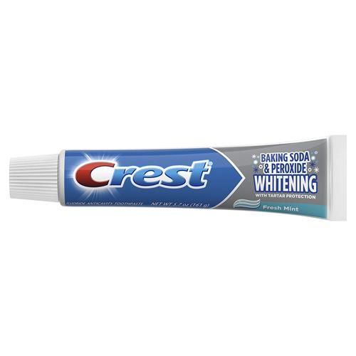 Crest Cavity & Tartar Protection Toothpaste, Whitening Baking Soda & Peroxide, Mint , 5.7Oz