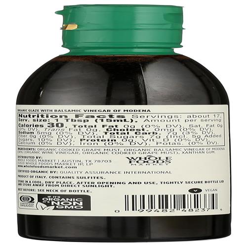 Whole Foods Market Organic Balsamic Glaze, 8.45 Fz