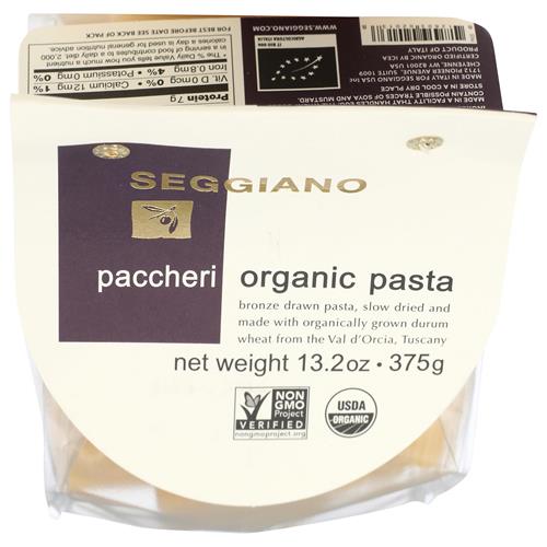 Seggiano, Paccheri Organic Pasta, 13.2 Oz