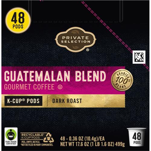 Private Selection Guatemalan Blend Dark Roast Coffee Pods 48 ct