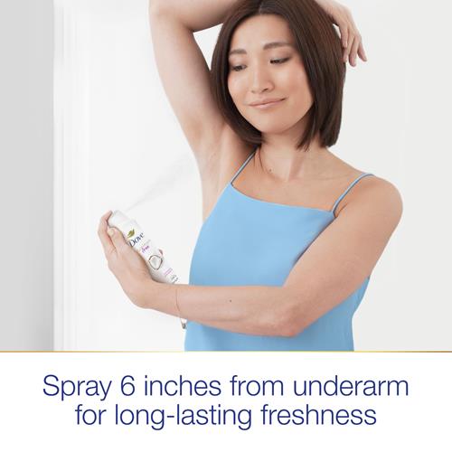 Dove 0% Aluminum Deodorant Spray Coconut & Pink Jasmine For 48 Hour Protection Aluminum Free Deodorant 4 Oz